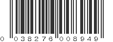 UPC 038276008949