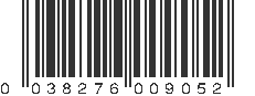 UPC 038276009052