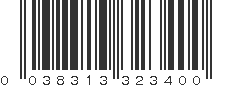 UPC 038313323400