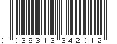 UPC 038313342012