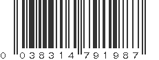 UPC 038314791987