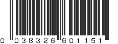 UPC 038326601151