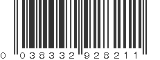 UPC 038332928211