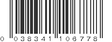 UPC 038341106778