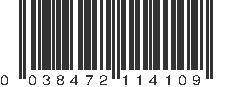 UPC 038472114109