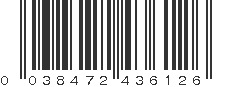 UPC 038472436126