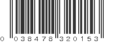 UPC 038478320153