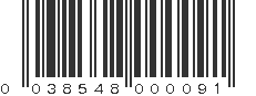 UPC 038548000091