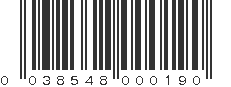 UPC 038548000190