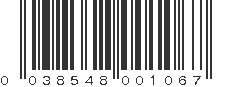 UPC 038548001067