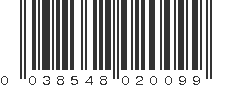 UPC 038548020099