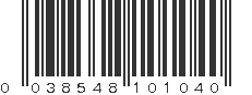 UPC 038548101040