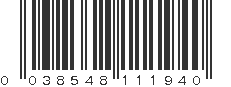 UPC 038548111940