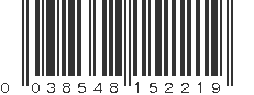 UPC 038548152219