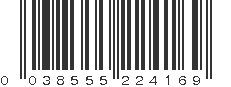 UPC 038555224169