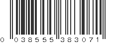 UPC 038555383071