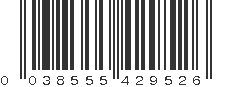 UPC 038555429526