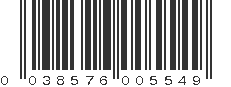 UPC 038576005549