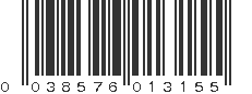 UPC 038576013155