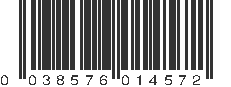 UPC 038576014572