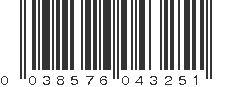 UPC 038576043251