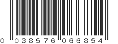 UPC 038576066854