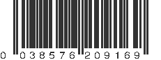 UPC 038576209169