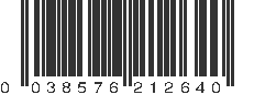 UPC 038576212640