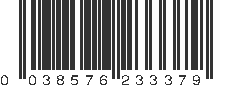 UPC 038576233379