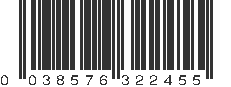 UPC 038576322455