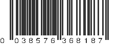 UPC 038576368187