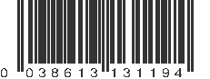 UPC 038613131194