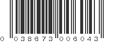 UPC 038673006043