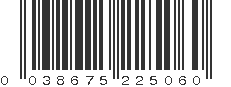 UPC 038675225060