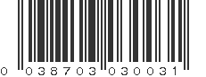 UPC 038703030031