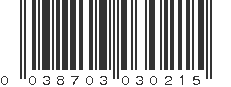 UPC 038703030215