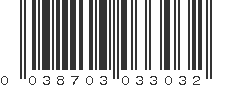 UPC 038703033032