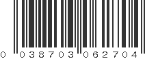 UPC 038703062704