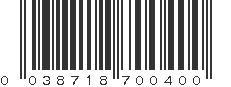 UPC 038718700400