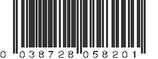 UPC 038728058201