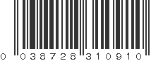 UPC 038728310910