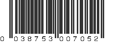 UPC 038753007052