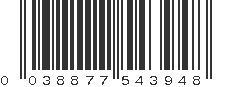 UPC 038877543948