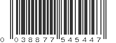 UPC 038877545447