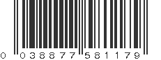 UPC 038877581179