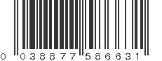 UPC 038877586631