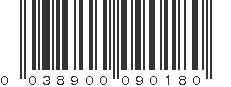 UPC 038900090180