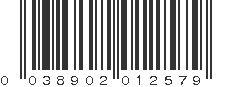 UPC 038902012579