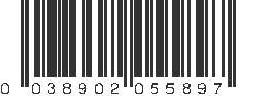 UPC 038902055897