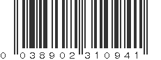 UPC 038902310941